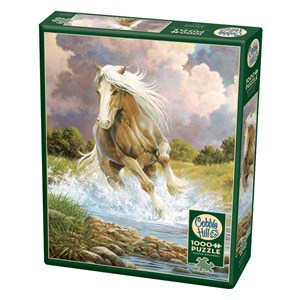 Cobble Hill (80279) - Douglas Laird: "River Horse" - 1000 pieces puzzle