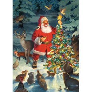 Cobble Hill (80292) - "Santa's Tree" - 1000 pieces puzzle
