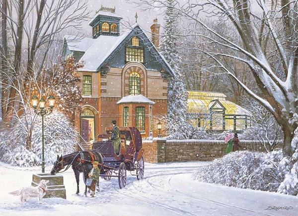 Cobble Hill (80255) - Douglas Laird: "An Evening Stroll" - 1000 pieces puzzle