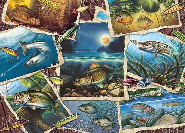 Cobble Hill (80209) - Jon Q. Wright: "Fish Pics" - 1000 pieces puzzle