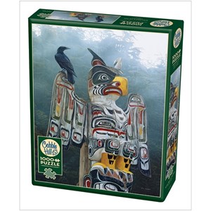 Cobble Hill (80085) - Terry Isaac: "Totem Pole in the Mist" - 1000 pieces puzzle