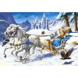 Castorland (B-12589) - "The Snow Queen" - 120 pieces puzzle