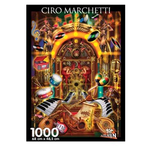 PuzzelMan (869) - Ciro Marchetti: "Juke Box" - 1000 pieces puzzle