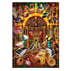 PuzzelMan (869) - Ciro Marchetti: "Juke Box" - 1000 pieces puzzle