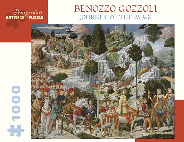 Pomegranate (aa1032) - Benozzo Gozzoli: "The Journey of the Magi" - 1000 pieces puzzle