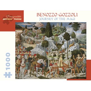 Pomegranate (aa1032) - Benozzo Gozzoli: "The Journey of the Magi" - 1000 pieces puzzle