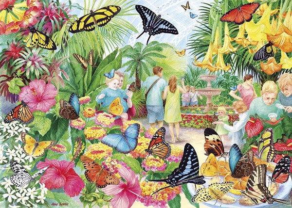 Gibsons (G6231) - "Butterfly House" - 1000 pieces puzzle