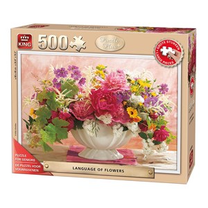 King International (55879) - "Language of Flowers" - 500 pieces puzzle