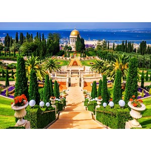 Bluebird Puzzle (70265) - Adrian Chesterman: "Bahá'í gardens" - 1000 pieces puzzle