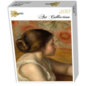 Grafika (01905) - Pierre-Auguste Renoir: "Head of a Young Girl, 1890" - 300 pieces puzzle