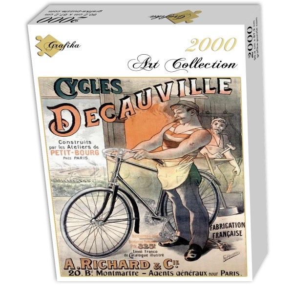 Grafika (00610) - "Vélos Decauville, 1892" - 2000 pieces puzzle