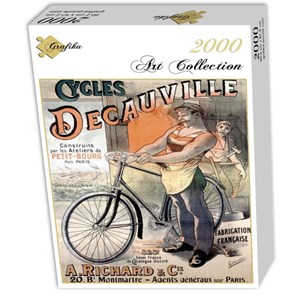 Grafika (00610) - "Vélos Decauville, 1892" - 2000 pieces puzzle