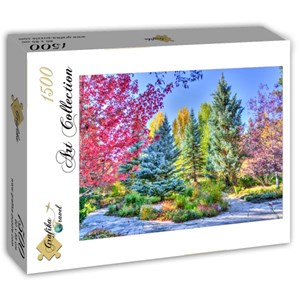 Grafika (t-00852) - "Colorful Forest, Colorado, USA" - 1500 pieces puzzle