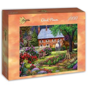 Grafika (t-00817) - Chuck Pinson: "The Sweet Garden" - 1000 pieces puzzle