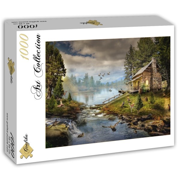 Grafika (t-00873) - "The Fisherman's Cabin" - 1000 pieces puzzle