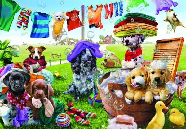 Anatolian (PER3313) - "Puppies Playing" - 260 pieces puzzle