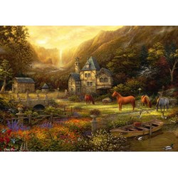 Grafika (t-00821) - Chuck Pinson: "The Golden Valley" - 1000 pieces puzzle