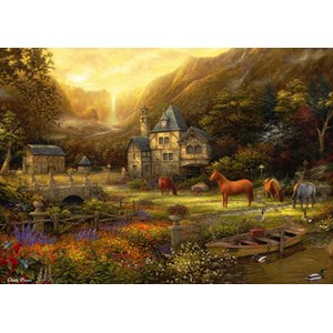 Grafika (t-00821) - Chuck Pinson: "The Golden Valley" - 1000 pieces puzzle