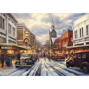 Grafika (t-00807) - Chuck Pinson: "The Warmth of Small Town Living" - 2000 pieces puzzle