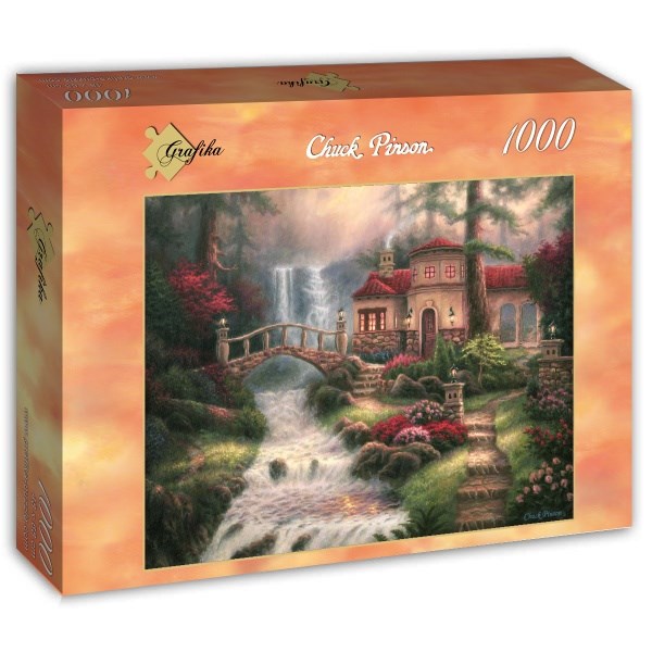 Grafika (t-00793) - Chuck Pinson: "Sierra River Falls" - 1000 pieces puzzle