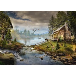 Grafika (t-00874) - "The Fisherman's Cabin" - 500 pieces puzzle