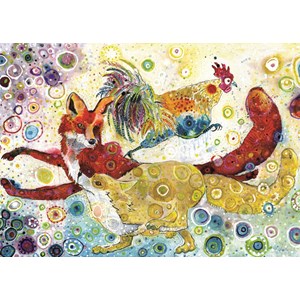 Grafika (t-00882) - Sally Rich: "Leaping Fox's" - 500 pieces puzzle