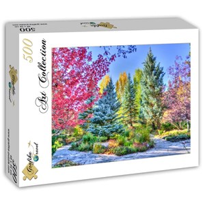 Grafika (t-00854) - "Colorful Forest, Colorado, USA" - 500 pieces puzzle