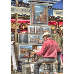 Grafika (t-00845) - "Street Artist, Paris, France" - 1000 pieces puzzle