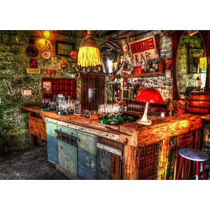 Grafika (t-00842) - "Ruin Bar in Budapest" - 500 pieces puzzle