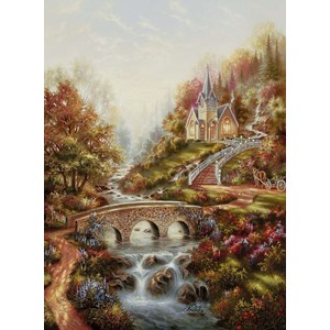 Ravensburger (14986) - "The golden Hour" - 500 pieces puzzle
