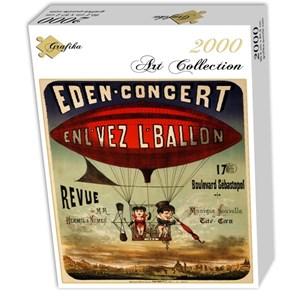 Grafika (00612) - "Affiche pour Eden-concert, 1884" - 2000 pieces puzzle