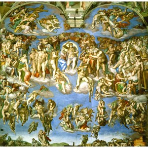 Grafika (00725) - Michelangelo: "Judgement Day" - 1500 pieces puzzle