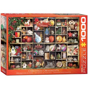 Eurographics (6000-0759) - "Christmas Ornaments" - 1000 pieces puzzle