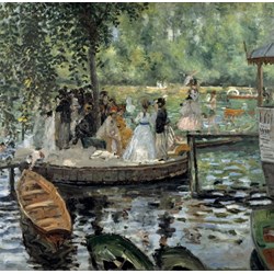 Grafika (00745) - Pierre-Auguste Renoir: "La Grenouillère, 1869" - 1500 pieces puzzle
