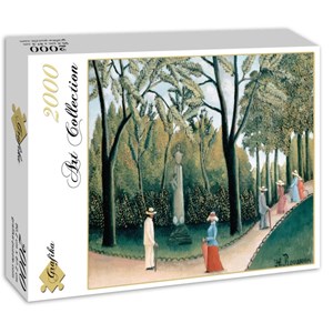 Grafika (00503) - Henri Rousseau: "Le Jardin du Luxembourg, 1909" - 2000 pieces puzzle