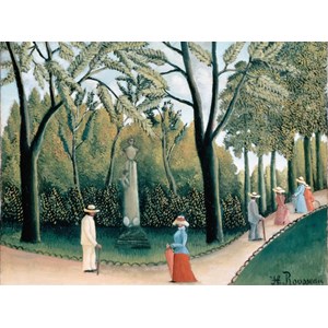 Grafika (00503) - Henri Rousseau: "Le Jardin du Luxembourg, 1909" - 2000 pieces puzzle
