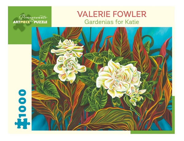 Pomegranate (aa1044) - Valerie Fowler: "Gardenias for Katie" - 1000 pieces puzzle