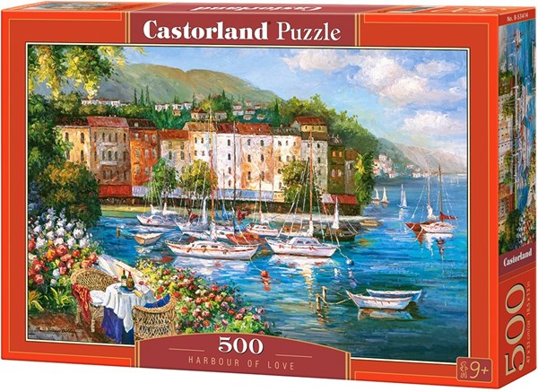 Castorland (B-53414) - "Harbour of Love" - 500 pieces puzzle