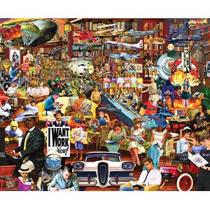 SunsOut (61508) - Neal Taylor: "20th Century History" - 1000 pieces puzzle