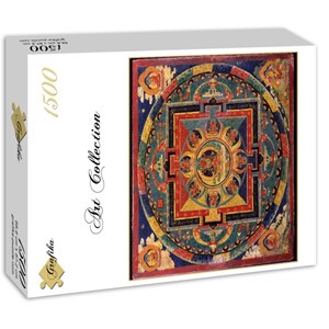 Grafika (00753) - "Tibetan School, Amitabha Mandala" - 1500 pieces puzzle