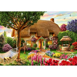 Bluebird Puzzle (70319) - Adrian Chesterman: "Thatched Cottage" - 1000 pieces puzzle