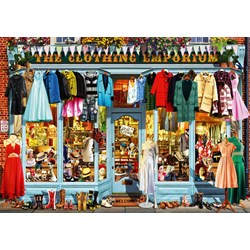 Bluebird Puzzle (70338) - Garry Walton: "The Clothing Emporium" - 1000 pieces puzzle