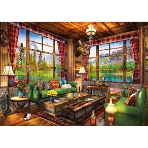Bluebird Puzzle (70336) - Dominic Davison: "Mount Cabin View" - 1000 pieces puzzle