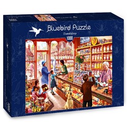 Bluebird Puzzle (70318) - Steve Crisp: "Sweetshop" - 1000 pieces puzzle