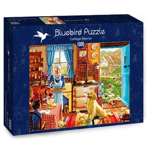 Bluebird Puzzle (70323) - Steve Crisp: "Cottage Interior" - 1000 pieces puzzle