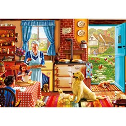 Bluebird Puzzle (70323) - Steve Crisp: "Cottage Interior" - 1000 pieces puzzle