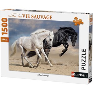 Nathan (87791) - "Wild Gallop" - 1500 pieces puzzle