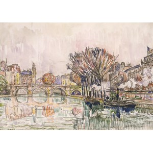Grafika (00494) - Paul Signac: "Le Pont Neuf, Paris, 1928" - 1000 pieces puzzle