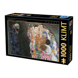 D-Toys (74935) - Gustav Klimt: "Gustav Klimt, 1916" - 1000 pieces puzzle