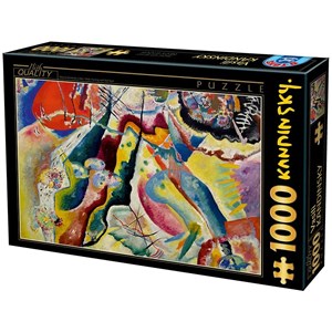 D-Toys (75116) - Vassily Kandinsky: "Painting with Red Spot" - 1000 pieces puzzle
